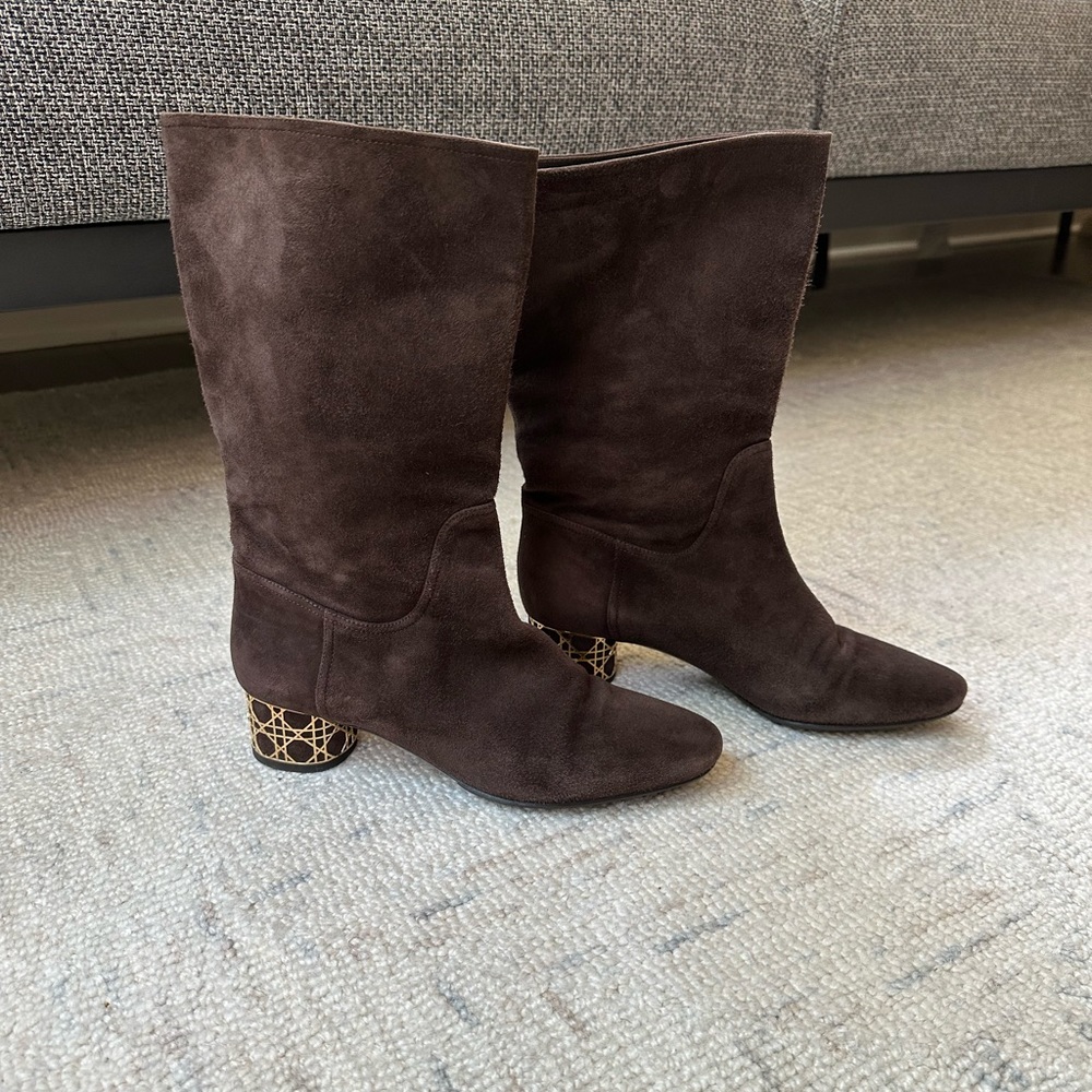 Dior suede boots